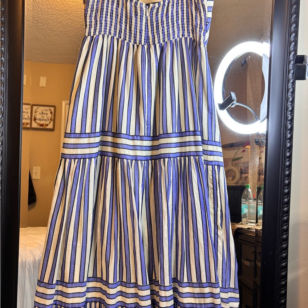 Zimmermann  Dress in Blue and White Stripes
